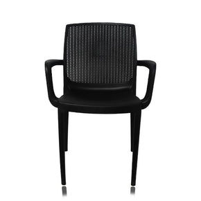 WICKER Chair with arms - Stackable – DEL– Sale!!