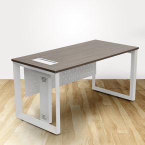 4ft Manager Table 25mm MO shade top with modesty panel- VERTEX SERIES