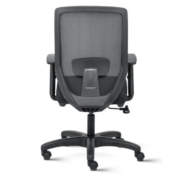 Euro Mid Back Mesh Ergonomic Task Chair with Adjustable Arms