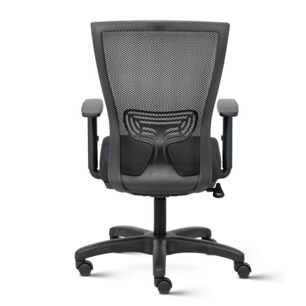Reflex Mid Back Mesh Ergonomic Computer Chair with Adjustable Arms