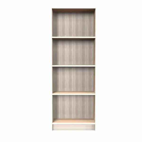 Modern Open Book Shelf – Moldau Acacia light -Transteel