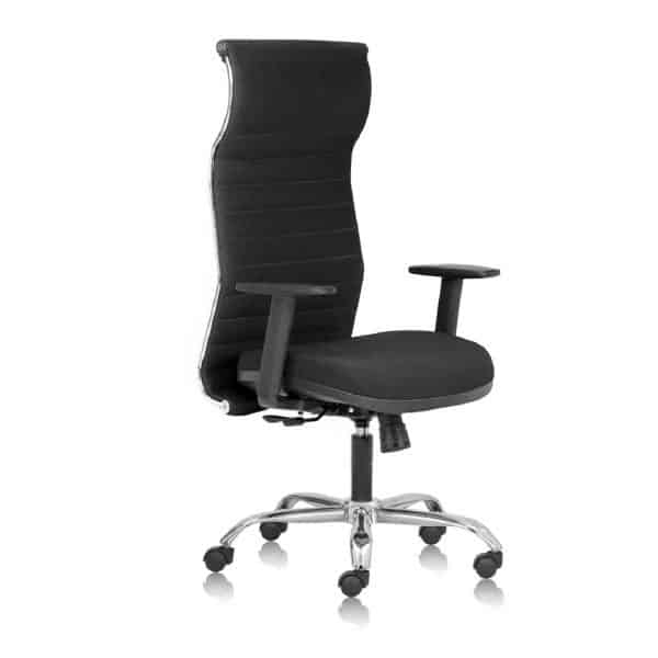 BLACK NEO – High Back Mesh Ergonomic Chair with Adjustable Arms – Black