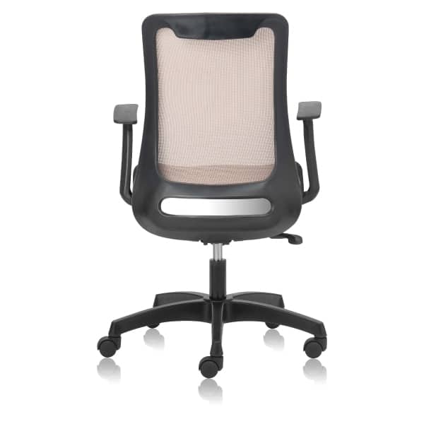 Reflect Mid Back Mesh Backrest Ergonomic Chair with Fixed Arms - TRANSTEEL