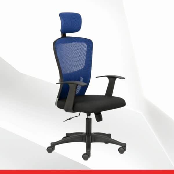Fluid Lite – High Back Ergonomic Chair with Mesh Back & Fixed Arms-TRANSTEEL