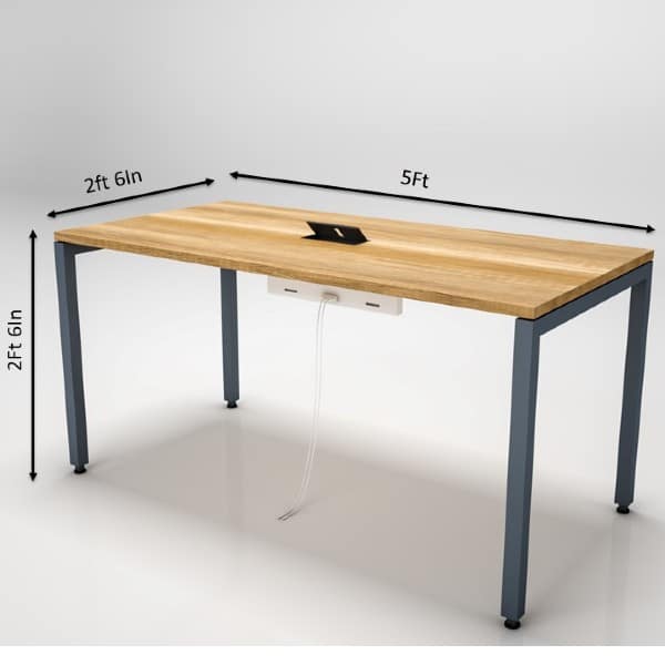 Alchemy Meeting table for 6 Persons . Table top size of 5 feet X 2 feet 6 Inches