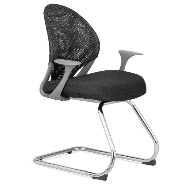 Connect Low Back Mesh Ergonomic Visitor Chair with Fixed arms