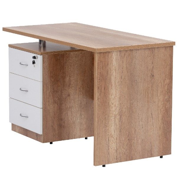 Office table for Staff 4 feet (L) X 2 feet (W) with 3 Drawer Pedestal