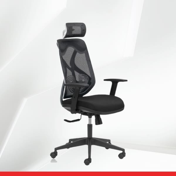 Suit 2021 Edition – High Back Mesh Ergonomic Chair with Adjustable Arms-TRANSTEEL
