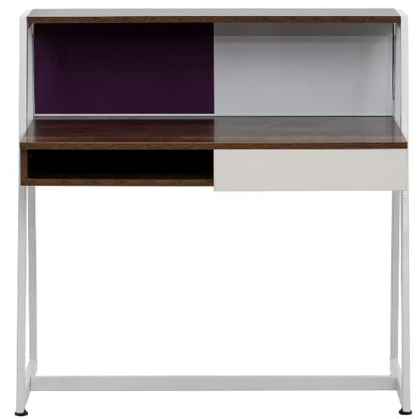 HomeWork Ergo Study Desk with Pinboard, Writing Board, Pencil Drawer and Open Shelf & Storage