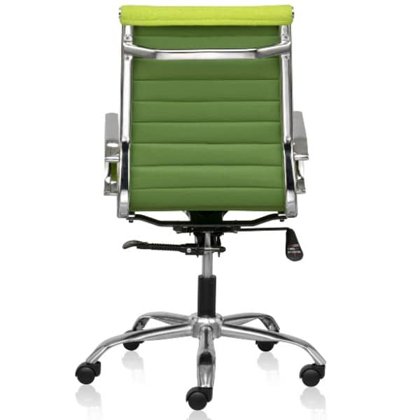 Medley Mid Chair with breathable natural fabrics and Aluminium Die cast arms