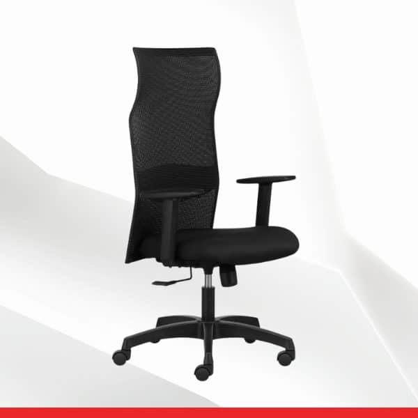 Hello – High Back Mesh Ergonomic Chairs with Adjustable Arms-TRANSTEEL
