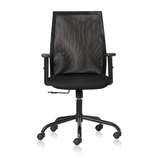 VECTOR-BLK-Mid Back Office Chair - TRANSTEEL