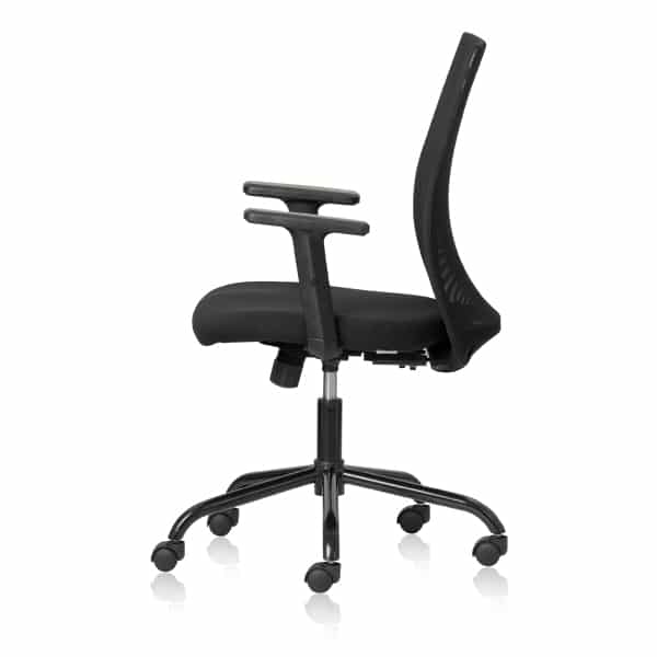 VECTOR-BLK-Mid Back Office Chair - TRANSTEEL