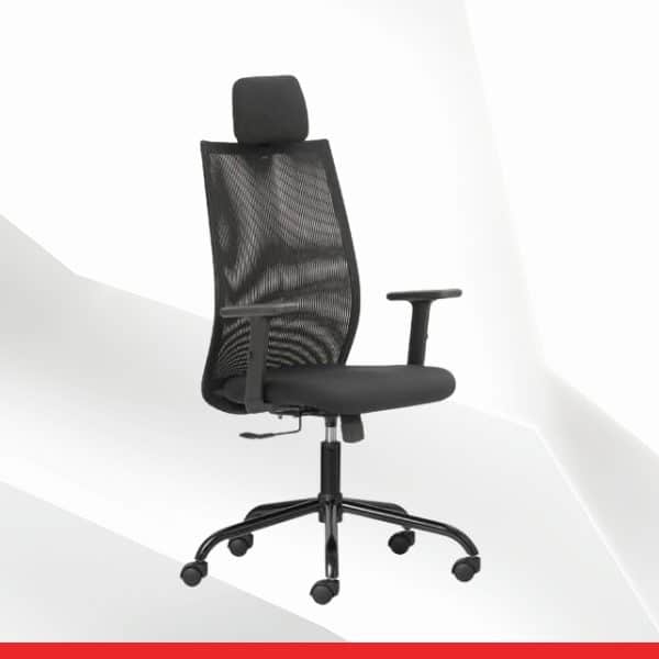 Vector – High Back Mesh Ergonomic Chair with Adjustable Arms-TRANSTEEL