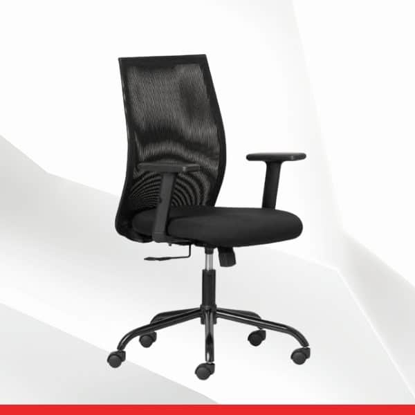Vector – Mid Back Mesh Ergonomic Chair with Adjustable Arms-TRANSTEEL