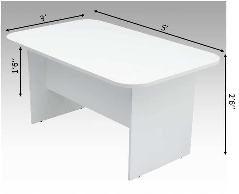 Oslo Meeting table for 4 Persons. Table top size of 5 feet X 3 feet