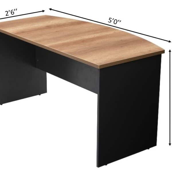 Oslo table for Manager 5 feet ( L) X 2 feet 6 inches ( Width) without drawer unit