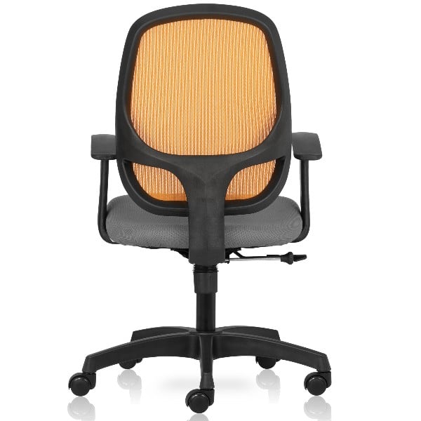 Anytime Mid Back chair with mesh back and fixed arms