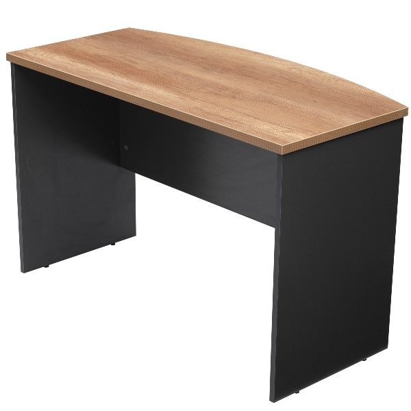 Oslo Table for Staff 4 feet ( L) X 2 feet ( Width) without drawer unit - Wood Dark Brown