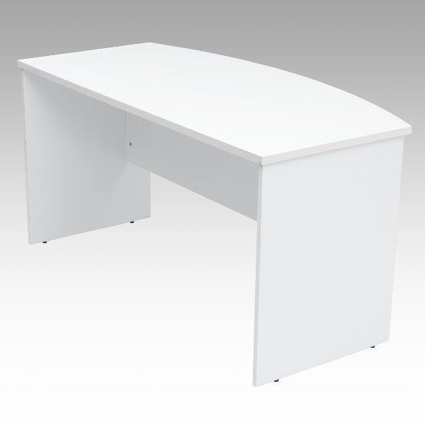 Oslo table for Manager 5 feet ( L) X 2 feet 6 inches ( Width) without drawer unit - White
