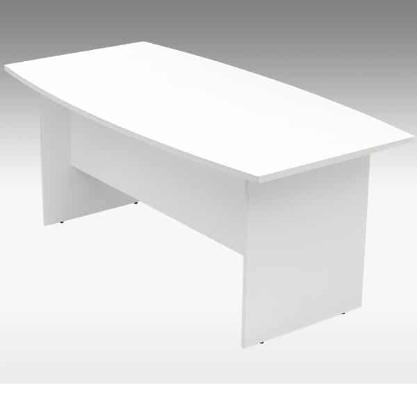 Oslo Conference table for 8 Persons . Table top size of 6 feet X 3 Feet - White