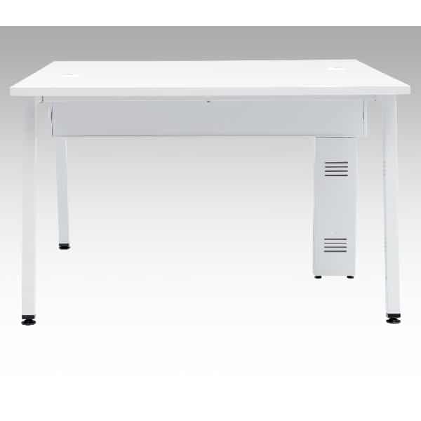2 Seater Shared Workstation ( White top and White Powder Coating ) Back to Back