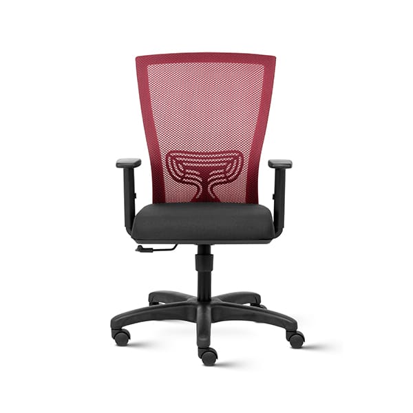 Reflex - Mid Back Ergonomic Office Chair with Mesh Back and Adjustable Arms - TRANSTEEL