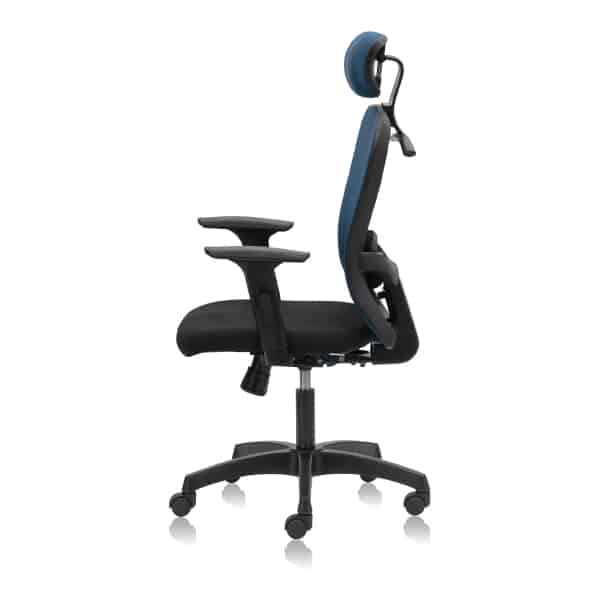 SMART High Back Mesh Ergonomic Chair with One Way Adjustable Arms & Multi Lock Tilt - TRANSTEEL