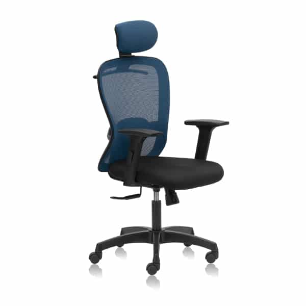SMART High Back Mesh Ergonomic Chair with One Way Adjustable Arms & Multi Lock Tilt - TRANSTEEL