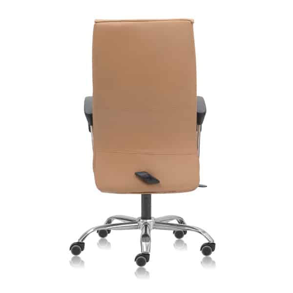TRIUMPH High Back Chair Vegan Leather & Fixed Arms - TRANSTEEL
