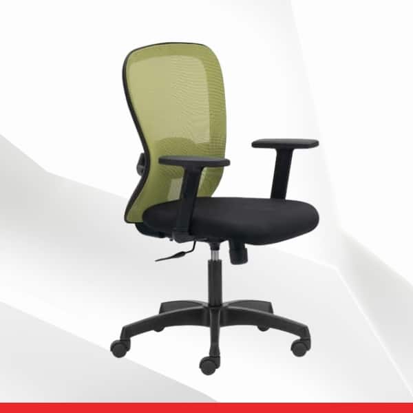 Smart Medium Back Mesh Ergonomic Chair with Adjustable Arms-TRANSTEEL