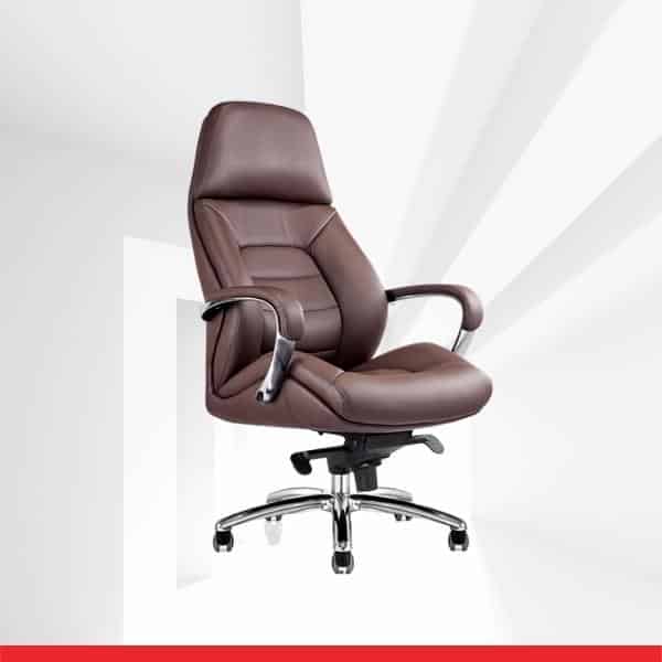 BOSTON BOSS - Brown Colour High Back Office Furniture Chair - TRANSTEEL