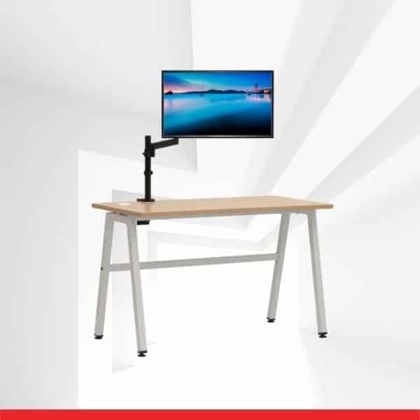 ENVOY FLEX-Desk Table Mounted Flexible Monitor Stand-TRANSTEEL