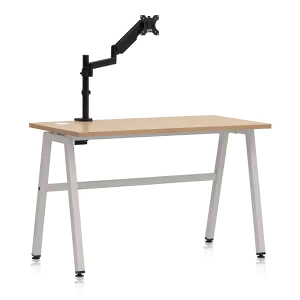 ENVOY FLEX-Desk table mounted flexible monitor stand with height and tilt adjustable. (1)