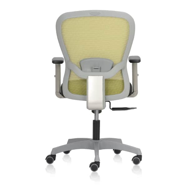 SMART-Grey- Mid Back Mesh Ergonomic Chair with Adjustable Arms - TRANSTEEL
