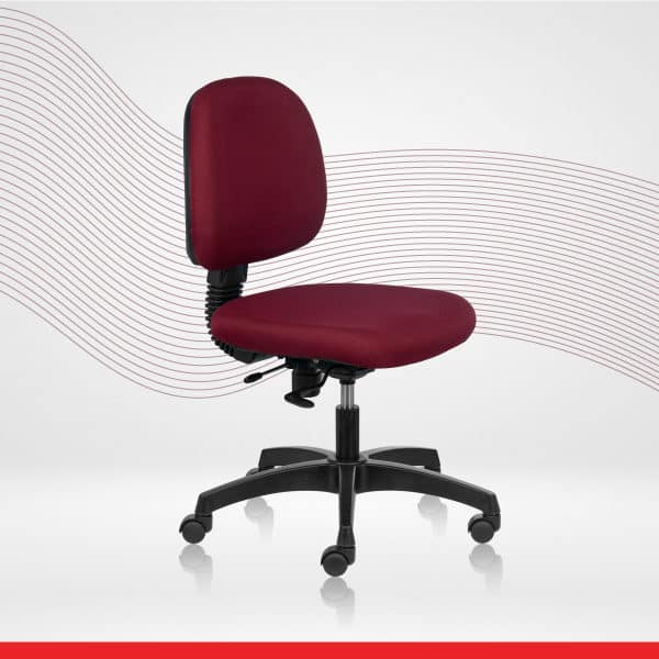 INFINITY - Low Back Ergonomic Office Chair Maroon - Transteel