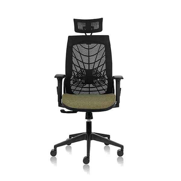 PHOENIX - High Back Ergonomic Office Chair With Arms - Black Back-Transteel