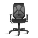 Suit Mid Back Mesh Ergonomic Chair with adjustable Arms