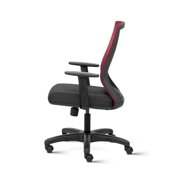 Reflex - Mid Back Ergonomic Office Chair with Mesh Back and Adjustable Arms - TRANSTEEL