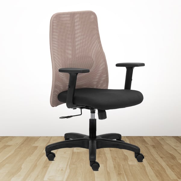 ACE Mid Back Ergonomic Office Chair with Mesh Back & 1D Arms