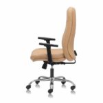 BARON High Back chair with Vegan Leather & 3 Way Adjustable Arms - TRANSTEEL