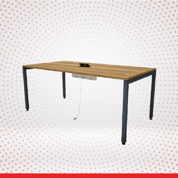 ALCHEMY - Meeting Table - 6 Persons - Size 5 Feet X 2 Feet 6 Inches-Transteel