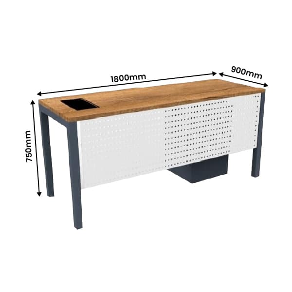 ALCHEMY – Director, CEO, Executive Office Table – 6 Feet (L) X 3 Feet (W)-Transteel