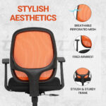 ANYTIME – Mid Back Office Chair with Mesh Back and Arms