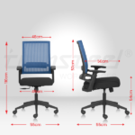 BRIO MB Ergonomic Office Chair with Mesh Back