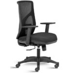 Bionic Mid Back Mesh Backrest Ergonomic Chair with Adjustable arms