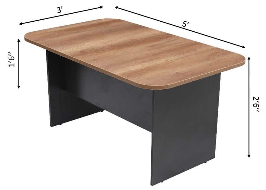 Oslo Meeting table for 4 Persons. Table top size of 5 feet X 3 feet