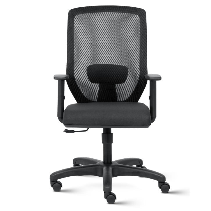 Euro Mid Back Mesh Ergonomic Task Chair with Adjustable Arms