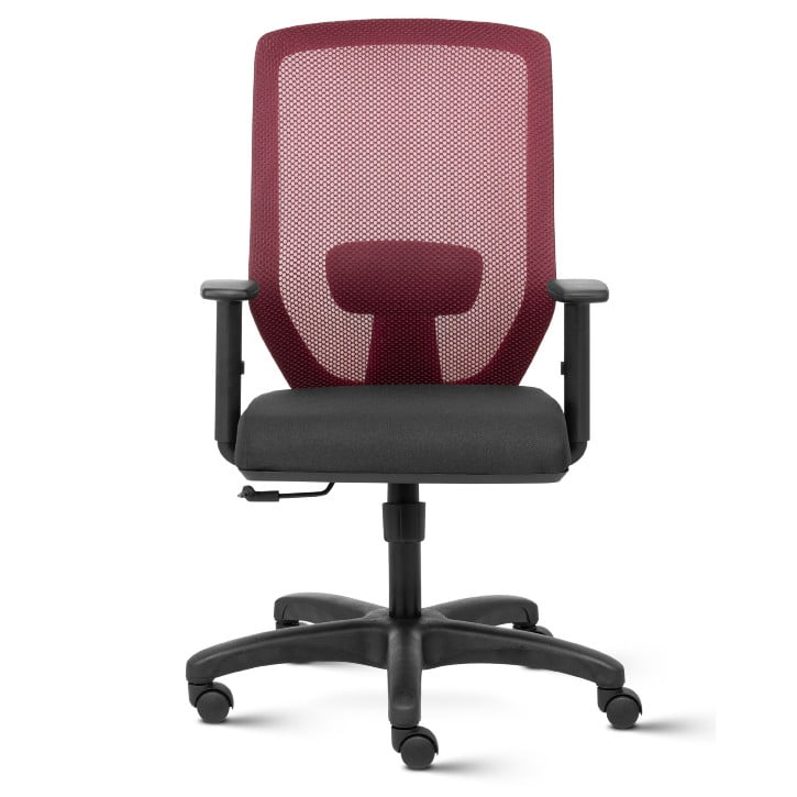 Euro Mid Back Mesh Ergonomic Task Chair with Adjustable Arms