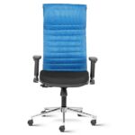 Black Neo High Back Mesh Ergonomic Chair with adjustable Arms